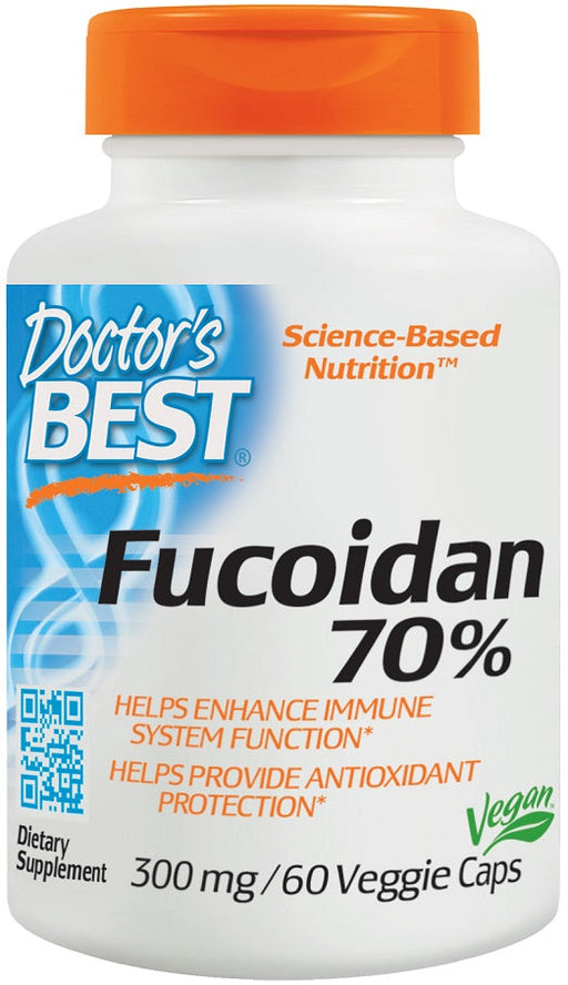 Doctor&#039;s Best Fucoidan 70%, 300mg - 60 vcaps - Health and Wellbeing at MySupplementShop by Doctor&#039;s Best