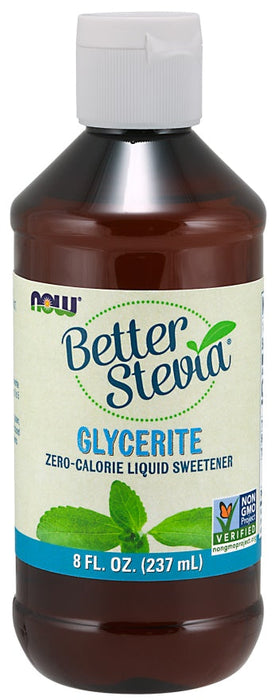 NOW Foods Better Stevia Glycerite, Alcohol-Free - 237 ml. - Health Foods at MySupplementShop by NOW Foods