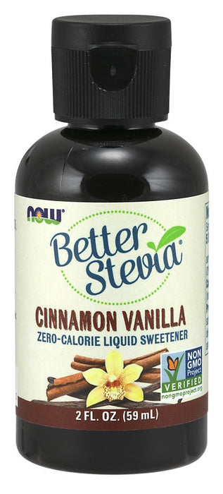 NOW Foods Better Stevia Liquid, Dark Chocolate - 59 ml. - Health Foods at MySupplementShop by NOW Foods