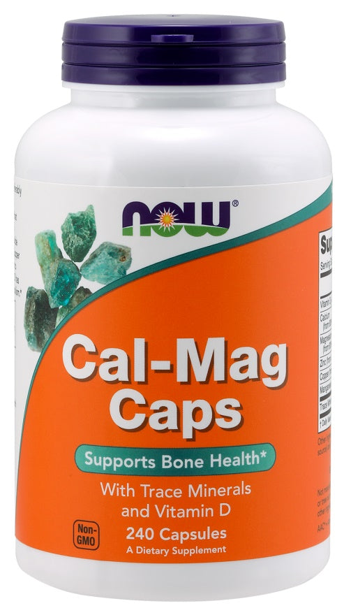 NOW Foods Cal-Mag Caps - 240 caps | High-Quality Vitamins & Minerals | MySupplementShop.co.uk