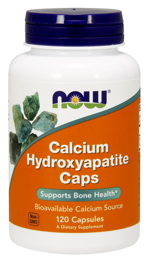 NOW Foods Calcium Hydroxyapatite - 120 caps | High-Quality Vitamins & Minerals | MySupplementShop.co.uk