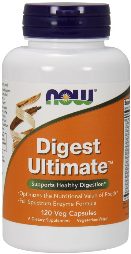 NOW Foods Digest Ultimate - 120 vcaps - Health and Wellbeing at MySupplementShop by NOW Foods