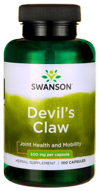 Swanson Devil's Claw, 500mg - 100 caps - Default Title - Joint Support at MySupplementShop by Swanson