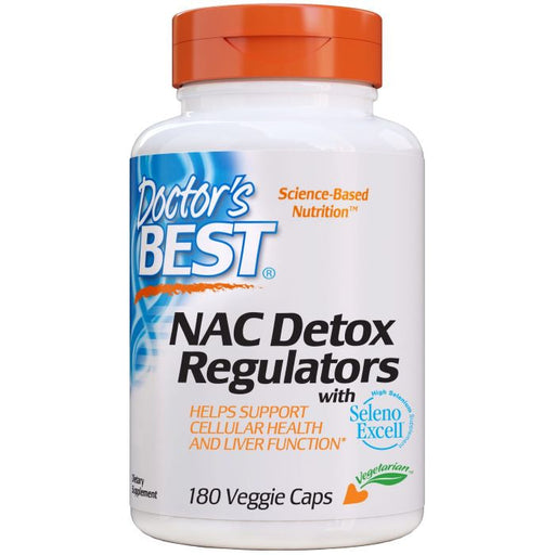 Doctor's Best NAC Detox Regulators - 180 vcaps - Health and Wellbeing at MySupplementShop by Doctor's Best