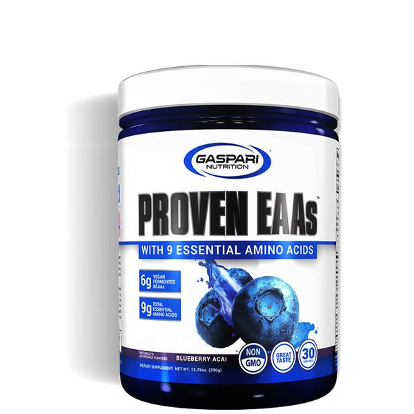 Gaspari Nutrition Proven EAAs, Blueberry Acai - 390 grams | High-Quality Amino Acids and BCAAs | MySupplementShop.co.uk