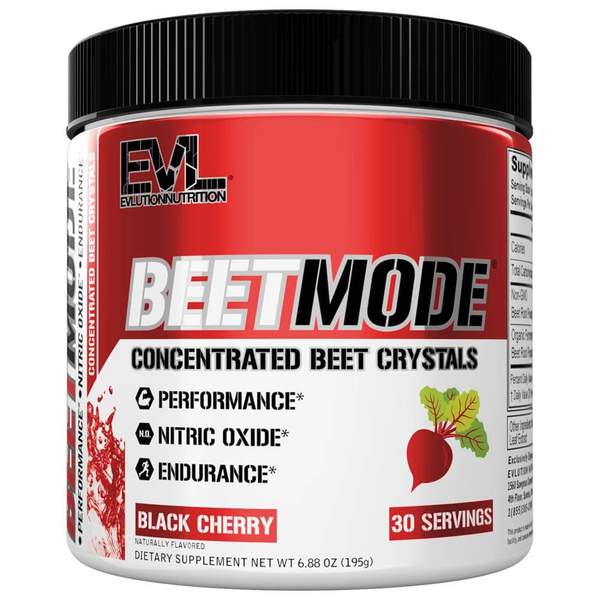 EVLution Nutrition BeetMode, Black Cherry - 195 grams | High-Quality Health and Wellbeing | MySupplementShop.co.uk