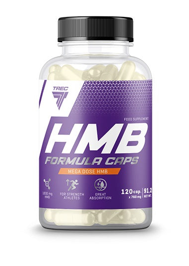 Trec Nutrition HMB Formula Caps - 120 caps | High-Quality Amino Acids and BCAAs | MySupplementShop.co.uk