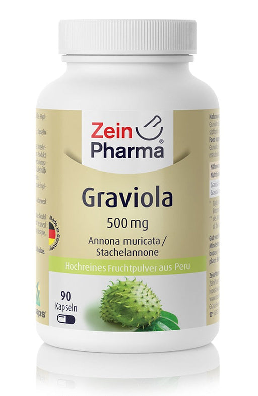 Zein Pharma Graviola, 500mg - 90 caps | High-Quality Health and Wellbeing | MySupplementShop.co.uk