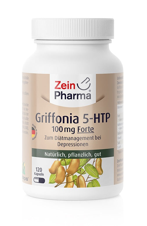 Zein Pharma Griffonia 5-HTP, 100mg - 120 caps | High-Quality Combination Multivitamins & Minerals | MySupplementShop.co.uk