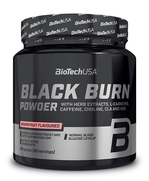 BioTechUSA Black Burn Powder, Grapefruit - 210 grams - Default Title - Slimming and Weight Management at MySupplementShop by BioTechUSA