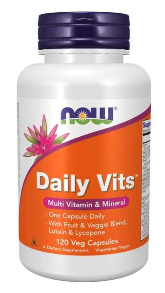 NOW Foods Daily Vits - 120 vcaps - Vitamins & Minerals at MySupplementShop by NOW Foods