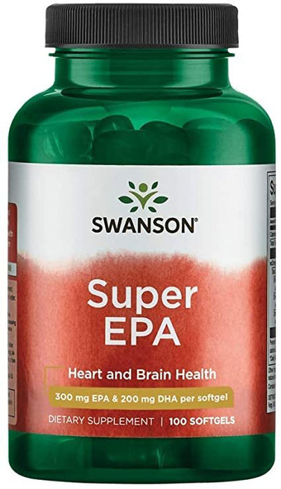 Swanson Super EPA - 100 softgels - Omegas, EFAs, CLA, Oils at MySupplementShop by Swanson