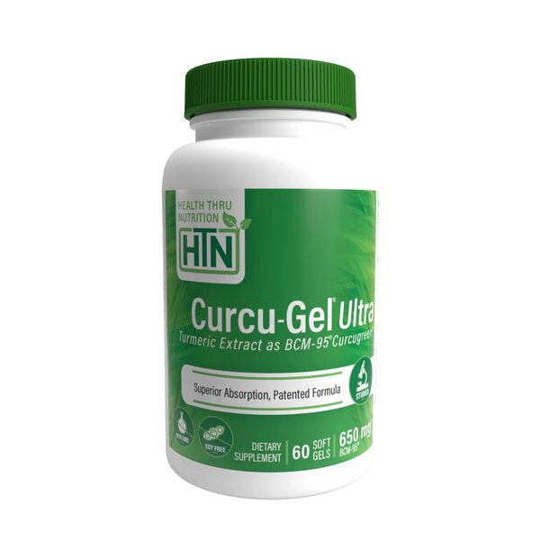 Health Thru Nutrition Curcu-Gel Ultra, 650mg - 60 softgels | High-Quality Sports Supplements | MySupplementShop.co.uk