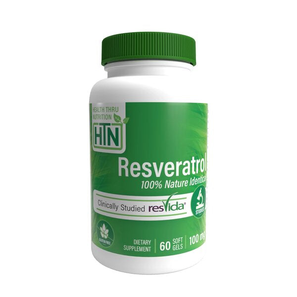 Health Thru Nutrition Resveratrol, 100mg - 60 softgels | High-Quality Sports Supplements | MySupplementShop.co.uk