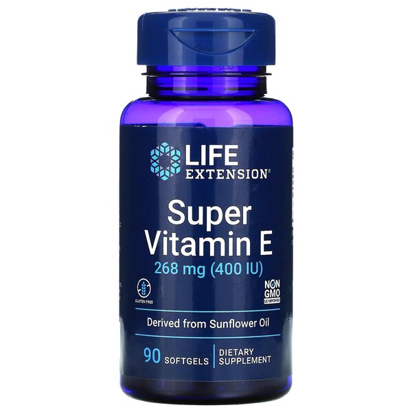 Life Extension Super Vitamin E, 268mg - 90 softgels - Vitamins & Minerals at MySupplementShop by Life Extension