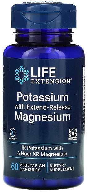 Life Extension Potassium with Extend-Release Magnesium - 60 vcaps | High-Quality Vitamins & Minerals | MySupplementShop.co.uk