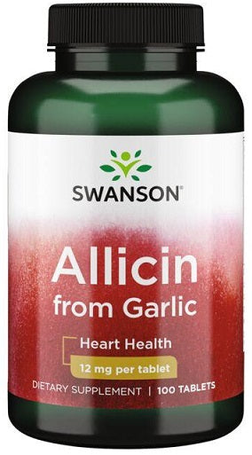 Swanson Allicin From Garlic - 100 tabs - Health and Wellbeing at MySupplementShop by Swanson