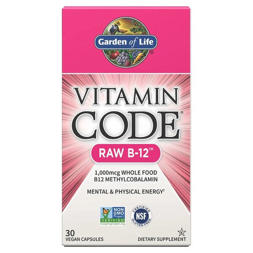 Garden of Life Vitamin Code Raw B-12 - 30 vegan caps - Vitamins &amp; Minerals at MySupplementShop by Garden of Life