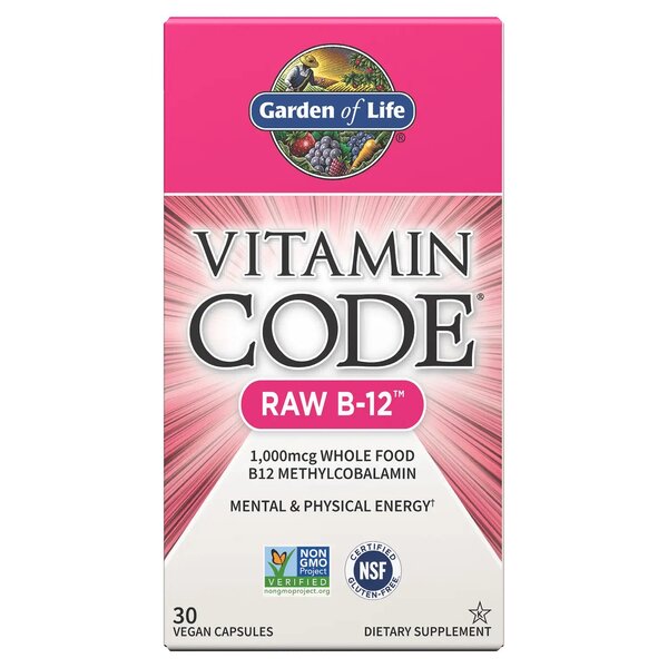 Garden of Life Vitamin Code Raw B-12 - 30 vegan caps - Vitamins &amp; Minerals at MySupplementShop by Garden of Life