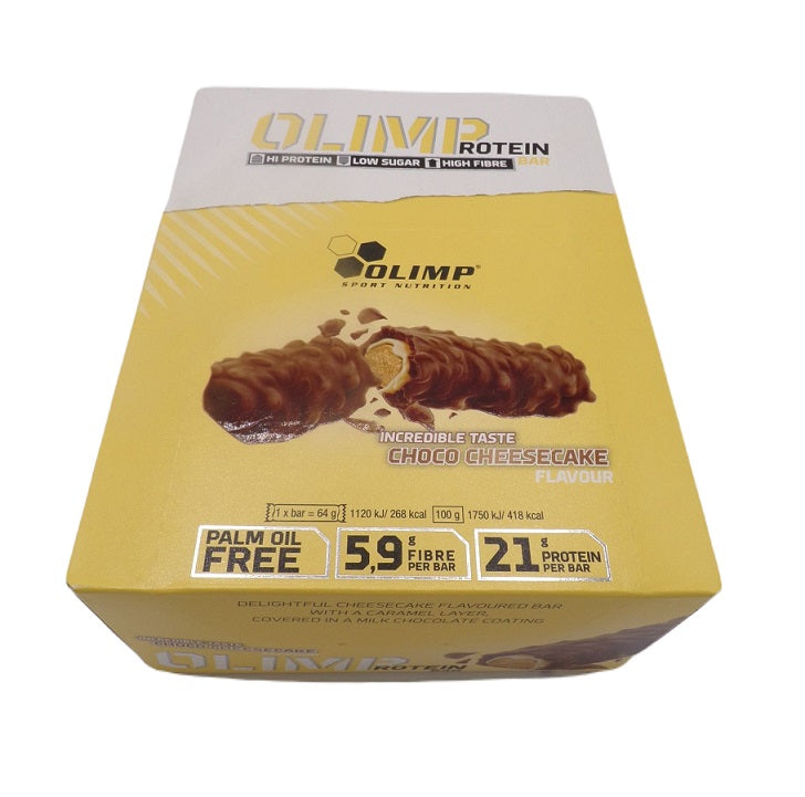 Olimp Nutrition Protein Bar, Choco Cheesecake - 12 x 64g | High-Quality Protein Bars | MySupplementShop.co.uk