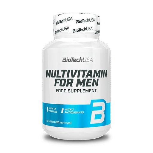 BioTechUSA Multivitamin for Men - 60 tablets | High-Quality Vitamins & Minerals | MySupplementShop.co.uk