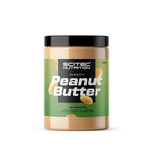 SciTec Peanut Butter, Smooth - 1000 grams | High-Quality Health Foods | MySupplementShop.co.uk