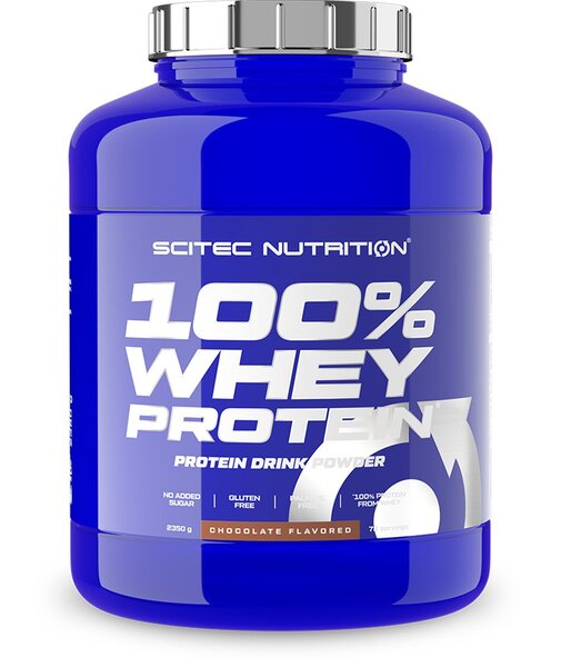 SciTec 100% Whey Protein, Cookies & Cream - 2350 grams | High-Quality Protein | MySupplementShop.co.uk