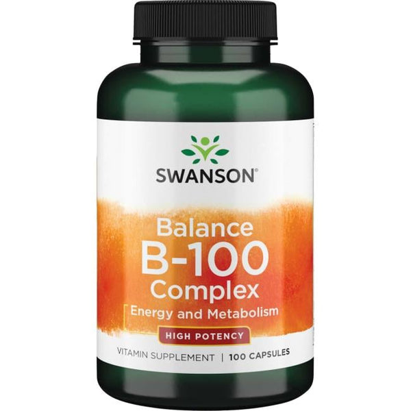 Swanson Balance B-100 Complex - 100 caps - Vitamins &amp; Minerals at MySupplementShop by Swanson