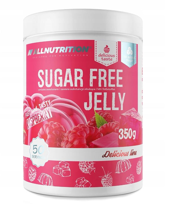 Allnutrition Sugar Free Jelly, Raspberry - 350g | High-Quality Combination Multivitamins & Minerals | MySupplementShop.co.uk