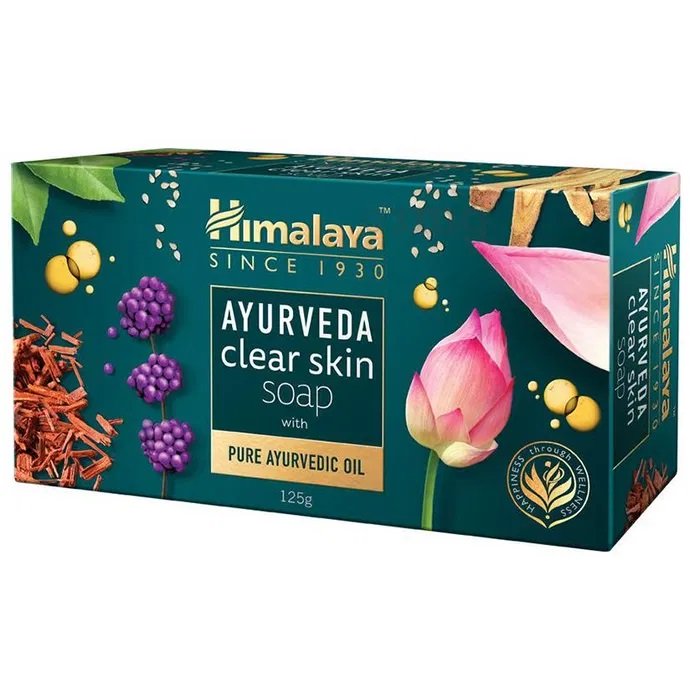 Himalaya Ayurveda Clear Skin Soap - 125g - Default Title - Health and Wellbeing at MySupplementShop by Himalaya