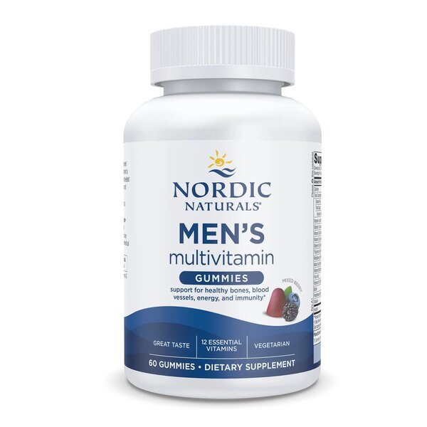 Nordic Naturals Men's Multivitamin Gummies Mixed Berry  60 gummies - Vitamins & Minerals at MySupplementShop by Nordic Naturals