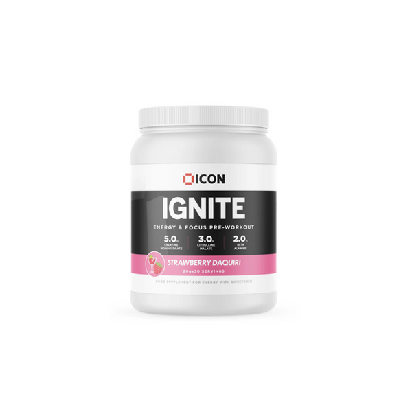 ICON Nutrition Ignite 600g - Blue Raspberry - Beta-Alanine at MySupplementShop by Icon Nutrition