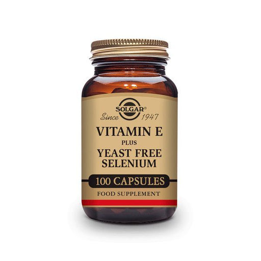 Solgar Vitamin E with Yeast Free Selenium 100 Caps - Sports Nutrition at MySupplementShop by Solgar