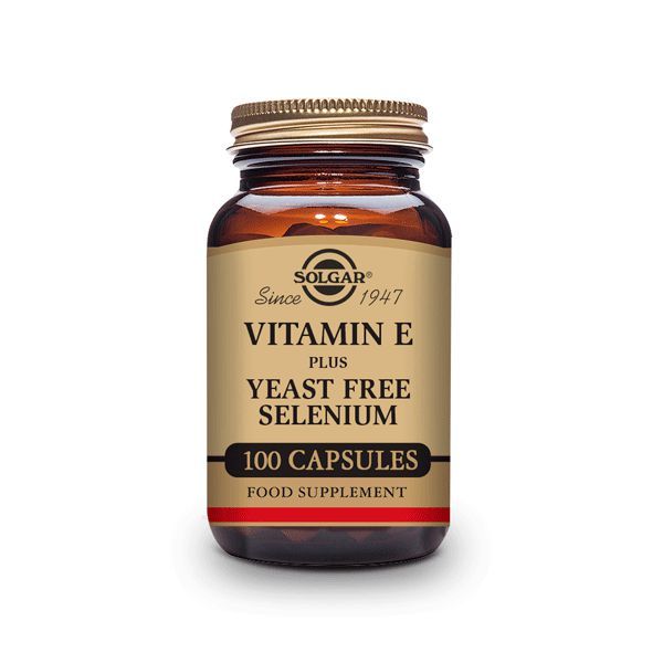 Solgar Vitamin E with Yeast Free Selenium 100 Caps | High-Quality Sports Nutrition | MySupplementShop.co.uk